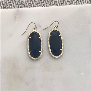 Kendra Scott Navy Elle Earrings